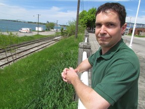Kevin Shaw, a high school math teacher and a website business owner, is the Green Party candidate in Sarnia-Lambton. This is his first time running for office. (PAUL MORDEN, The Observer)