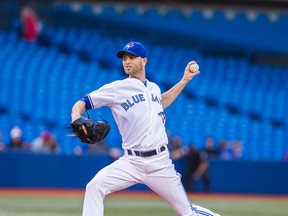 Blue Jays left-handed pitcher J.A. Happ. (ERNEST DOROSZUK/Toronto Sun)