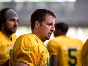 Matt Nichols says his recent injuries have given him a new appreciation for the grind of training camp. (Ian Kucerak, Edmonton Sun)