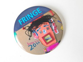 London fringe button