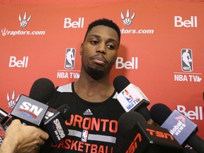Toronto native Melvin Ejim worked out for the Raptors on Wednesday ahead of the NBA draft later this month. (VERONICA HENRI/Toronto Sun)