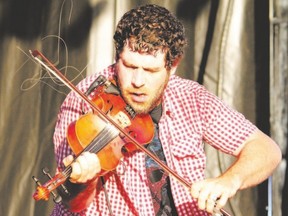 Fiddle player Ashley MacIsaac.