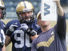 Greg Peach was right back on the field shortly after dislocating a finger on Wednesday.