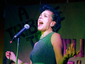Natalie Howard-Grant performs as Judy Garland in Judy: Stonewalled!, a missing link theatre company production for this year?s London Fringe Festival. (Mike Hensen/The London Free Press)