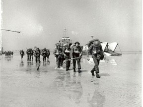 Troops go ashore on D-Day