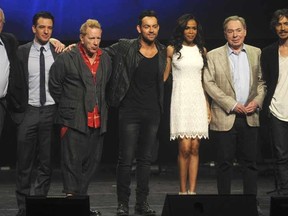 Tim Rice,JC Chasez,John Rotten Lydon,Ben Forster,Michelle Williams,Andrew Lloyd Webber and Brandon Boyd at 'Jesus Christ Superstar' special performance.

(WENN)