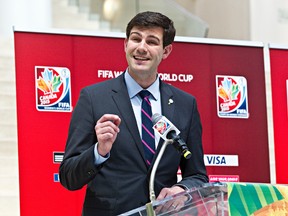 Mayor Don Iveson says if there is national bid to host the 2022 World Cup, Edmonton would be in a good position to be part of it. (Codie McLachlan, Edmonton Sun)