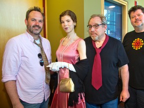 Jay Menard, Victoria Murdoch (Bootlegger?s Wife), Bob Klanac and Darin Addison (MIKE HENSEN, The London Free Press)