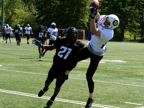 Saturday, June 7, 2014 Ottawa -- The Ottawa Redblacks intersquad game on Saturday, June 7, 2014 in Gatineau was overshadowed by some personal tragedies.MARK KNIGHT/Special for the Ottawa Sun/QMI AGENCY