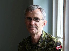 Maj.-Gen. Jim Ferron is to end a 39-year military career when he turns over command of the 1st Canadian Division Headquarters on Tuesday.
ELLIOT FERGUSON/THE WHIG-STANDARD