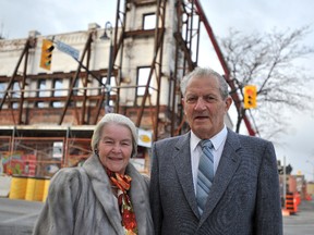 Judith and Norman Alix are show in this 2010 file photo after it was announced they had donated $1.5 million to the art gallery project in downtown Sarnia. Norman, a long-time businessman in Sarnia, died Sunday. THE OBSERVER/QMI AGENCY