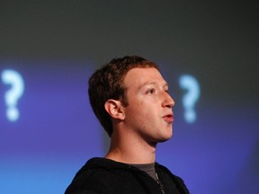 Facebook chief executive Mark Zuckerberg. REUTERS/ROBERT GALBRAITH