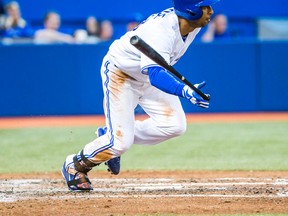 Blue Jays' Anthony Gose has gone a collective 3-for-25 (.120) with three runs scored, no doubles, one triple, no home runs, one RBI and one stolen base over the past eight games. (QMI AGENCY/PHOTO)