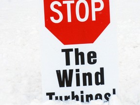 Wind turbine sign