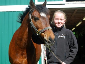 Emily Burton with her Welsh pony Melvin.