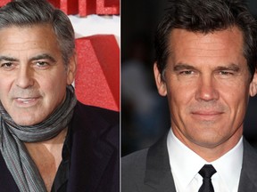 George Clooney, left, and Josh Brolin. (WENN.COM)