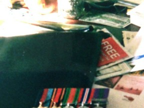 Service and honour war medals were stolen from a B.C. Second World War veteran on May 30, 2014, RCMP say. A framed certificate of appreciation for his dedicated service was also swiped. (Photo: RCMP/Supplied/QMI Agency)