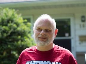 Steve Cutway is frustrated by the experience he had when he voted in advance at the returning office last Friday. (Chloe Sobel For The Whig-Standard)