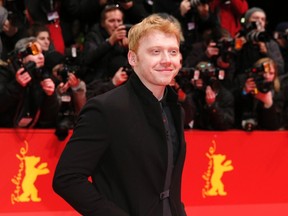 Actor Rupert Grint poses on the red carpet as he arrives for the screening of the film "The Necessary Death of Charlie Countryman" at the 63rd Berlinale International Film Festival in Berlin February 9, 2013. REUTERS/Fabrizio Bensch