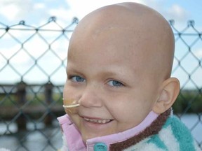 Claudia Burkill, who was diagnosed in June 2011 and given six weeks to live, is believed to be the first child to beat metastatic pineoblastoma.

(Facebook/Claudia'sCause)