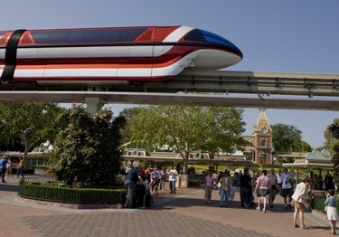 Answer: Daily operating monorail. (Courtesy Disneyland)