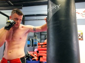 Local mixed martial artist Woodrow James will be fighting in front of friends when Sarnia plays host to a handful of professional bouts on Saturday. (BRENT BOLES, The Observer)