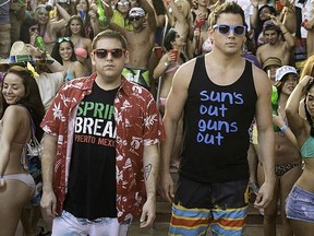 Jonah Hill, left, and Channing Tatum star in "22 Jump Street."