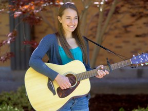 Bailey Pelkman won the 2014 London Covers crown, a local salute that adds to her success on YouTube. Pelkman is putting some of her own material on an upcoming recording. (MORRIS LAMONT, The London Free Press)