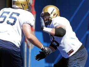 Lineman Tyson Pencer has been released by the Bombers. (JASON HALSTEAD/WINNIPEG SUN FILE PHOTO)