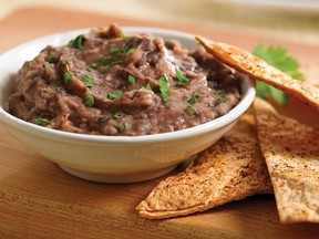 Zesty Bean Dip and Chips (Find this and other recipes at cookspiration.com).