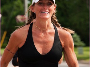 Theresa Carriere is running 100 kilometers on June 13, from Sarnia to London, in order to raise money for breast cancer research. OneRun was an idea thought up by Carriere after she survived breast cancer in 2007. OneRun has raised nearly $400,000 for cancer research since 2010. (Submitted photo)