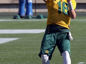 Matt Nichols during the Edmonton Eskimos training camp at Commonwealth Stadium in Edmonton, Alta., on Monday, June 11, 2014.  Perry Mah/Edmonton Sun/QMI Agency