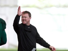 Eskimos head coach Chris Jones plans to give all healthy players reps during the teams first pre-season game against the Lions Friday. (Ian Kucerak, Edmonton Sun)