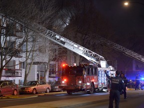 A fire truck is pictured in Montreal in this file photo. (ERIK PETERS/QMI Agency)