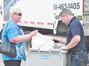 The Portage Credit Union held a World Elder Abuse Awareness Day event Friday where residents had a chance to get free confidential shredding of their personal items. (Kevin Hirschfield/THE GRAPHIC/QMI AGENCY)