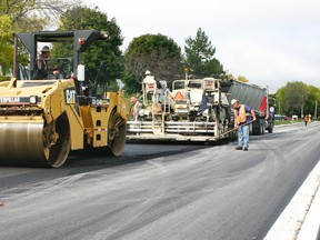 road paving