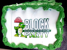 Official Turtlefest cake, donated by Metro.