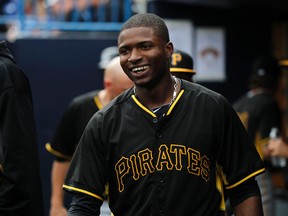 Gregory Polanco looks to be up to stay after going 5-for-7 with a homer on Friday. (USA Today Sports)