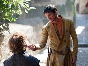 Tyion Lannister (L) and Prince Oberyn. 

(Courtesy)