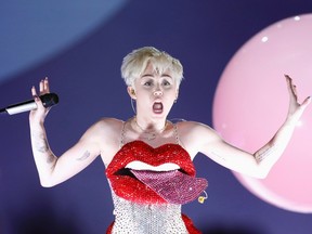 Miley Cyrus.

REUTERS/Olivia Harris
