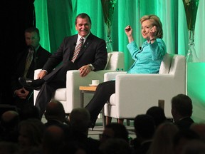 Hillary Clinton speaks to a packed ballroom at the Toronto Sheraton on Monday, June 16, 2014. Stan Behal/Toronto Sun/QMI Agency