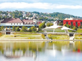 Fifteen years, a group called Riverlife asked for help to design a new riverfront for the ailing industrial city. Now, about 80% of the 20 km stretch has been turned from industrial wasteland to a popular destination. (Special to the Free Press)