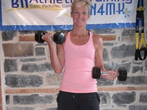 The One Arm Dumbbell Biceps Curl is a great training exercise, says Tracie Smith-Beyak. (Supplied photo)
