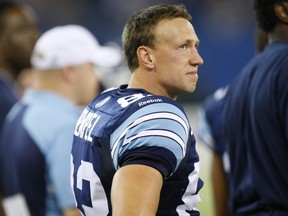 Chap Rempel was the Argos long snapper. He has headed south in an attempt to make the Chicago Bears of the NFL. (USA TODAY Sports/Files)