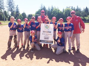 The Mitchell Mosquito OBA baseball team won the St. Marys tournament this past weekend. SUBMITTED PHOTO