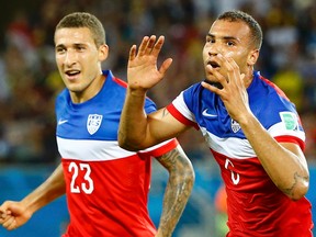 It was a big night for John Brooks and U.S. soccer Monday. (Reuters)