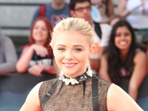 Chloe Grace Moretz at the Much Music Video Awards in Toronto on June 15, 2014. (Stan Behal/QMI Agency)