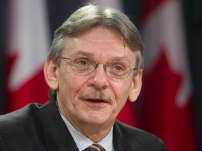 New Democrat Electoral Reform critic David Christopherson talks during a press conference about the New Democrats Opposition Day motion on giving Elections Canada more tools to combat election fraud, in Ottawa March 8, 2012.  (Chris Roussakis/QMI Agency)