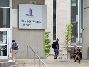 Western University. (CRAIG GLOVER, The London Free Press)