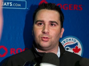 Toronto Blue Jays general manager Alex Anthopoulos. (MARTIN CHEVALIER/QMI Agency)